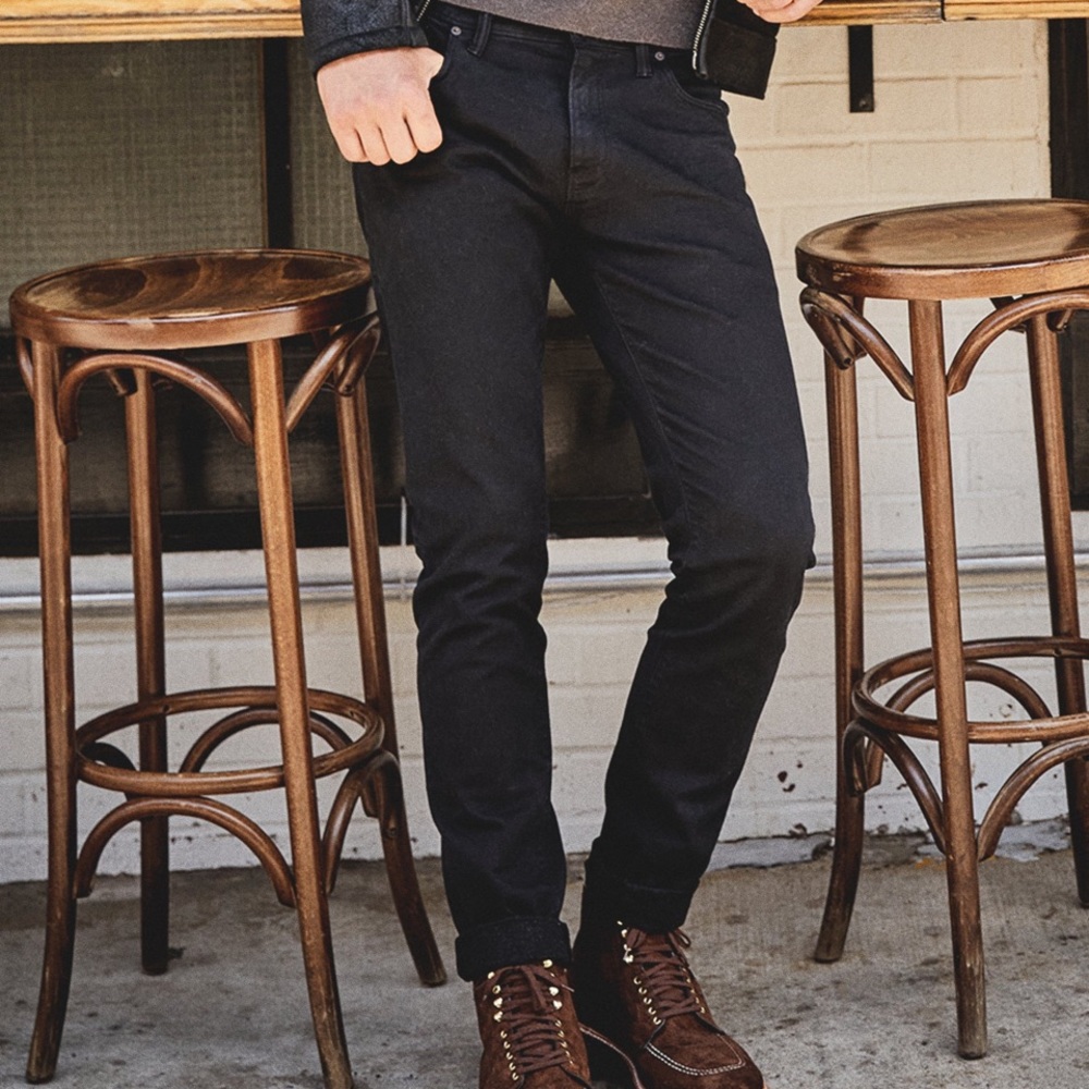 NWOT Todd Snyder Slim Fit Stretch 5 Pocket Jeans in Black